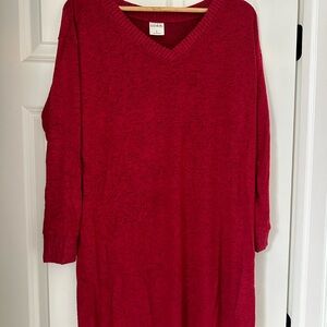 Soma Cool Nights Sweater Gown; sz L